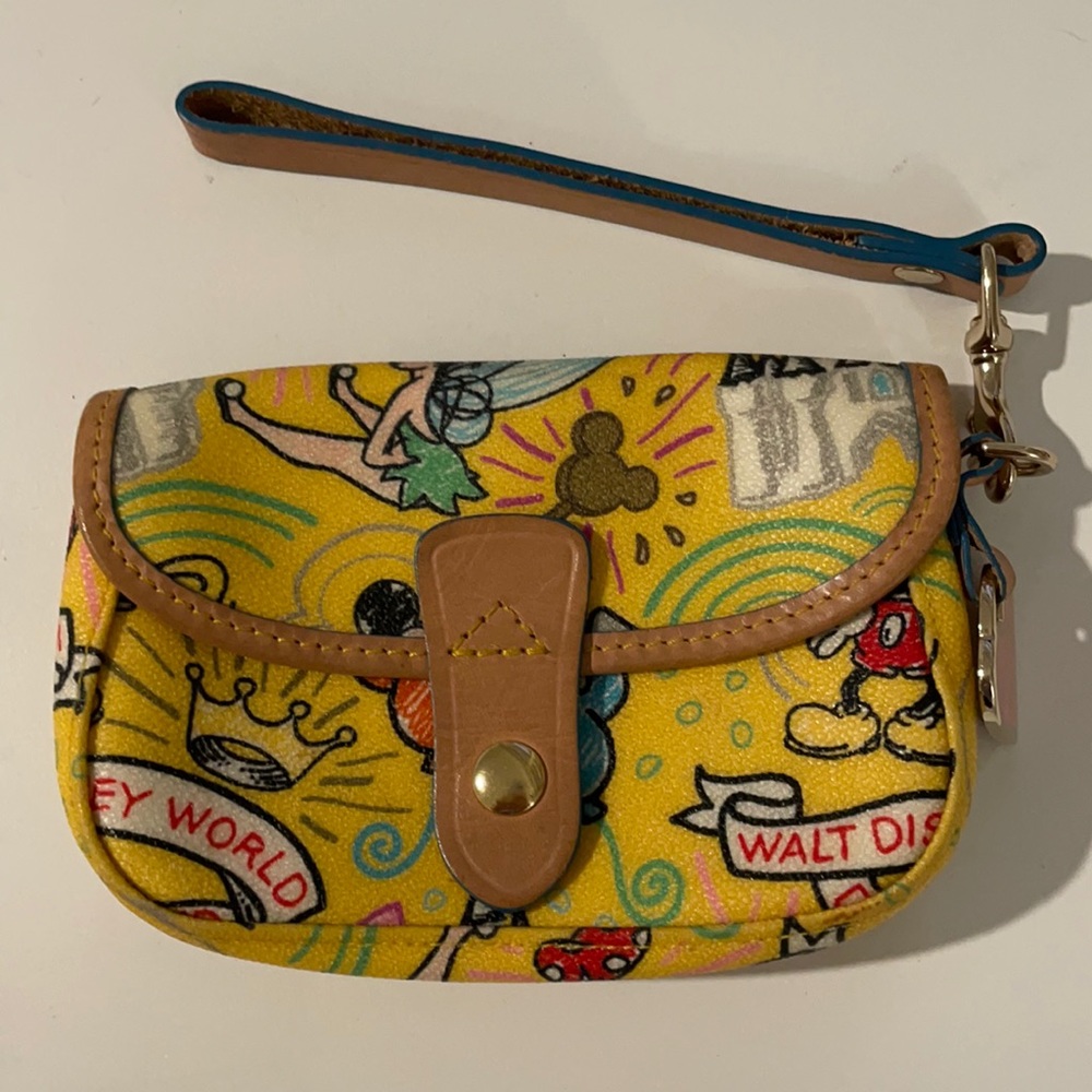 Dooney & Bourke Disney Sketch Flap Wristlet Wallet